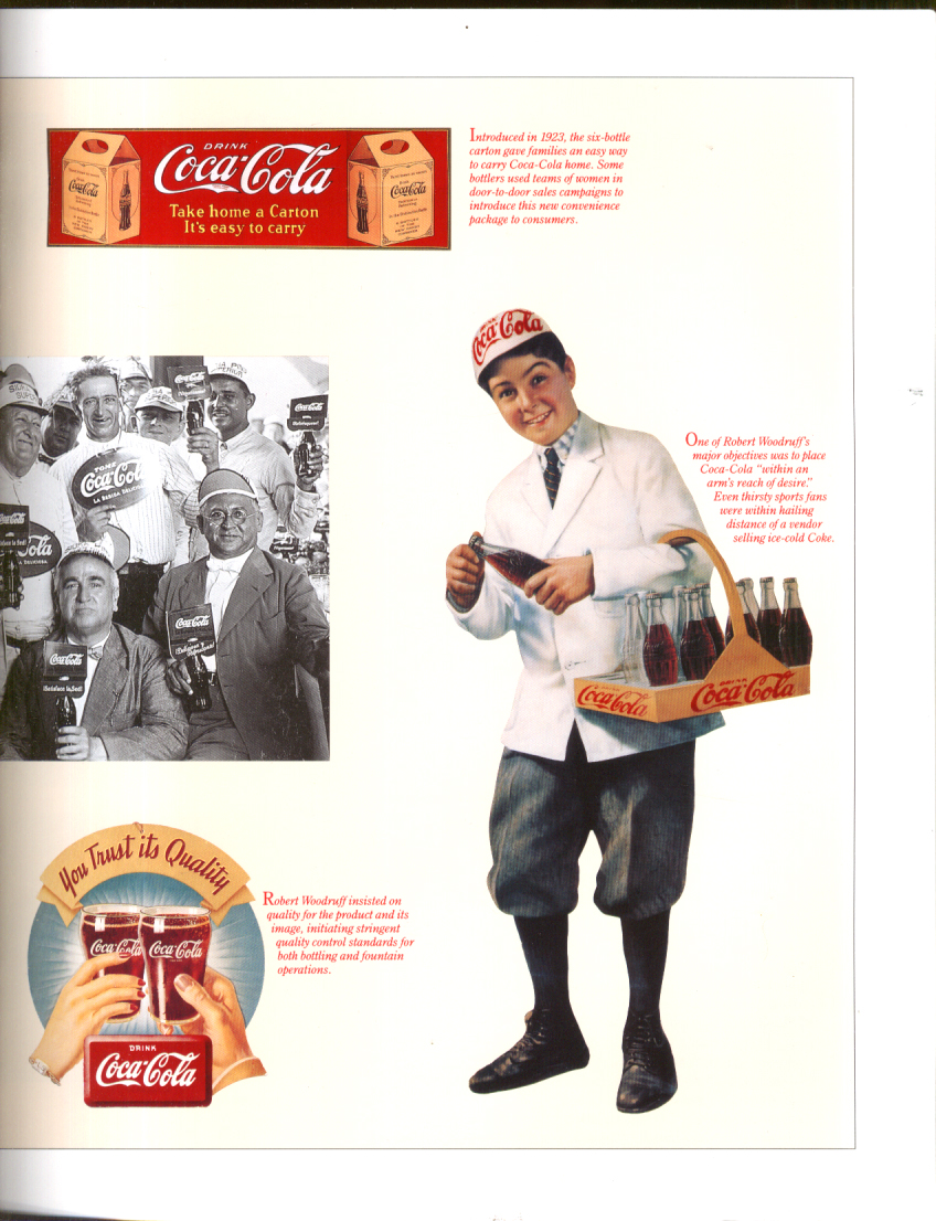 The Chronicle of Coca-Cola Since 1886 brochure ca 1990s