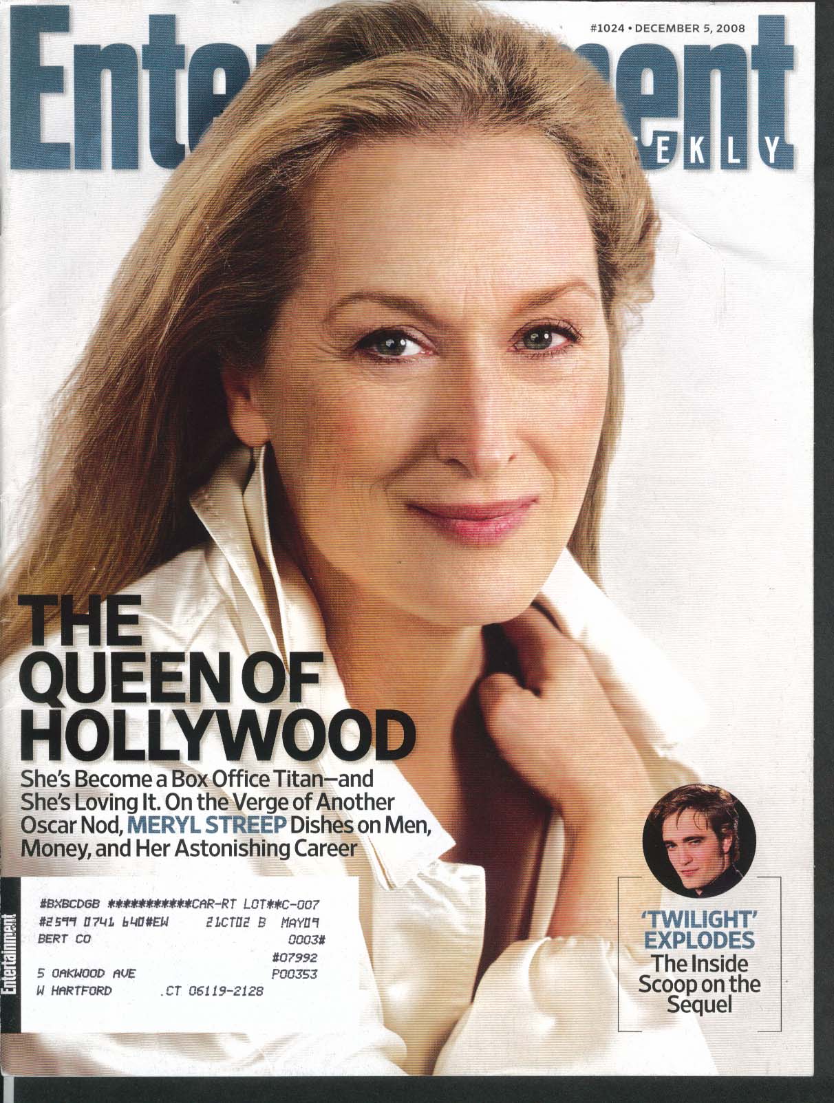 ENTERTAINMENT WEEKLY #1024 Meryl Streep Kanye West Sean Penn Twilight ...