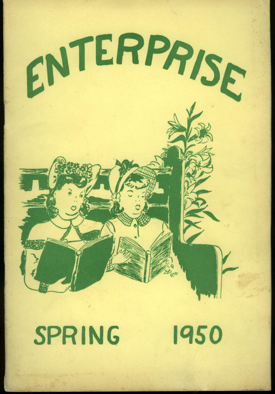 THE ENTERPRISE: Keene High School Literary Magazine Spring 1950 NH