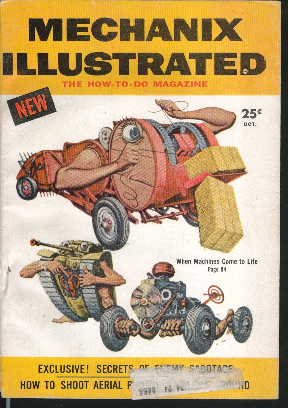 MECHANIX ILLUSTRATED Ford Pickup MG Magnette Tom McCahill 10 1954