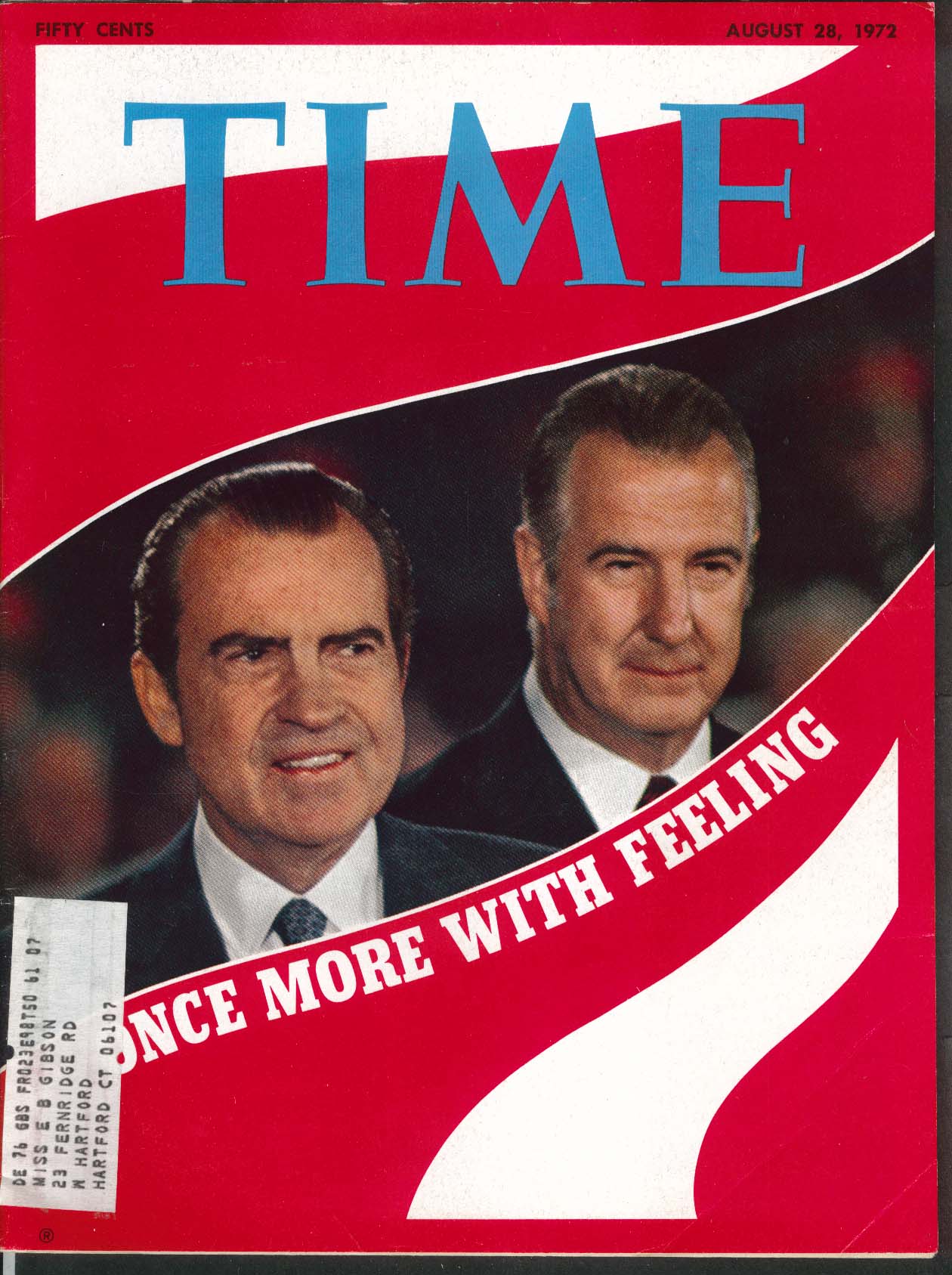 TIME Nixon Agnew Vietnam Pullout Abortion Welfare Rockefeller Reagan 8/ ...