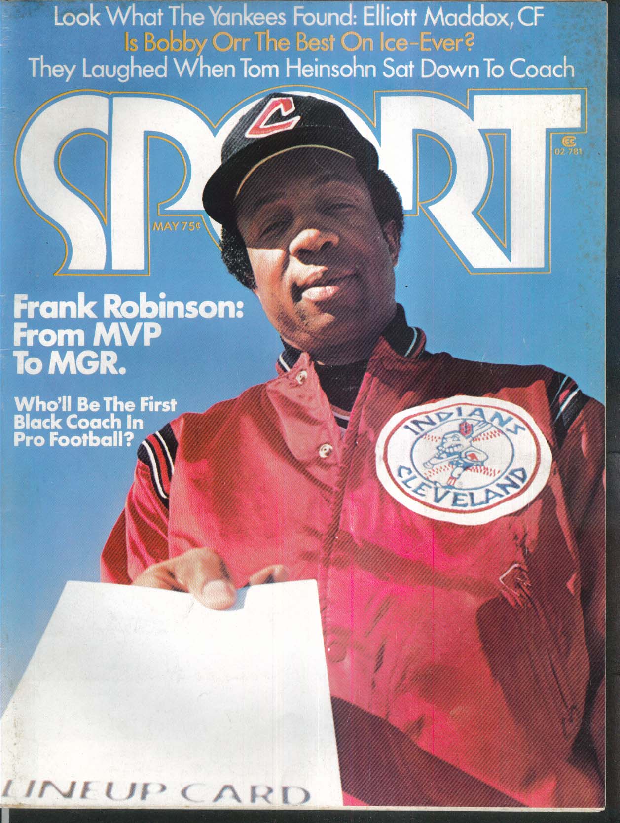 SPORT Frank Robinson Elliott Maddox Bobby Orr Tom Heinsohn 5 1975