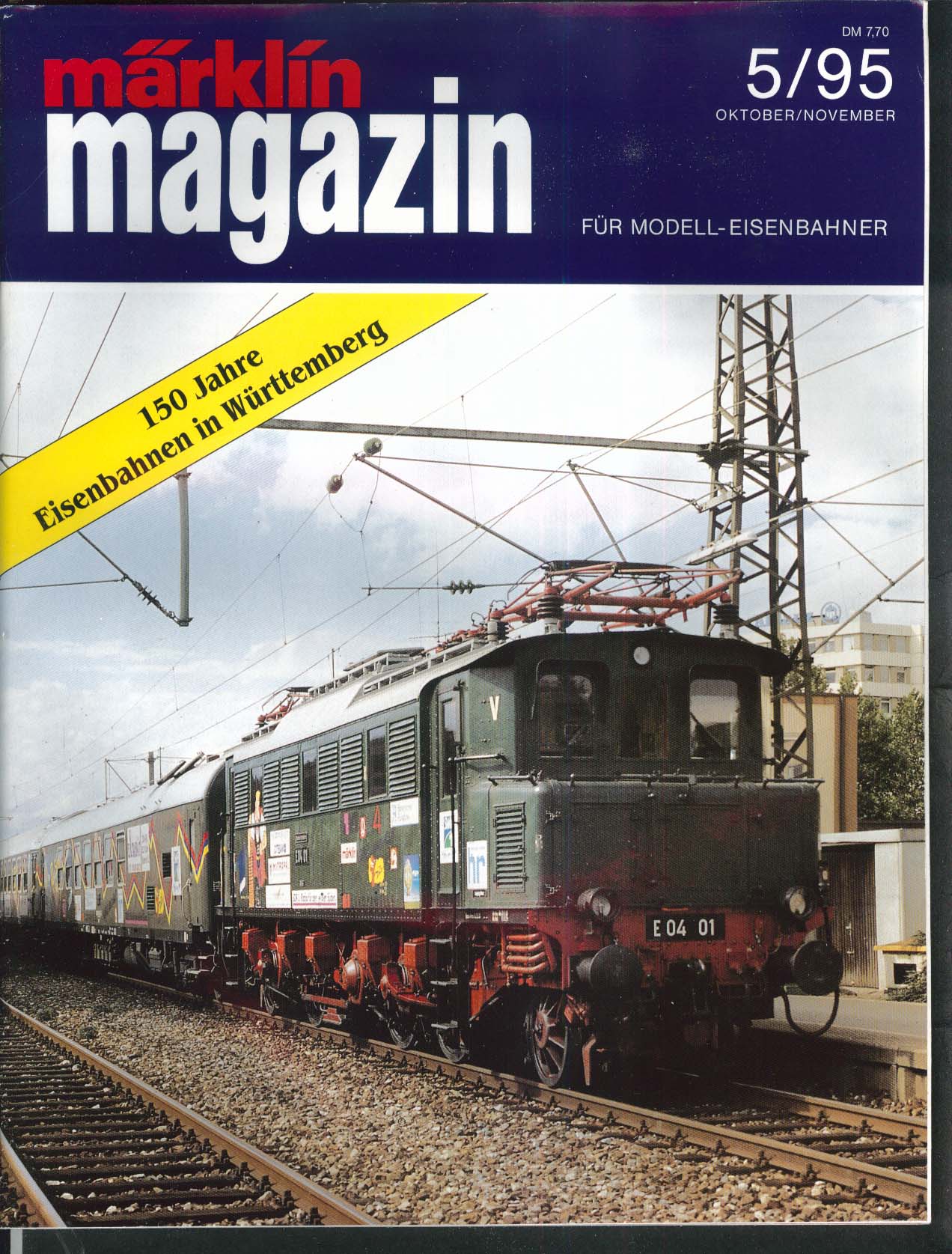 Marklin Magazin Modell-Eisenbahner German-language model train magazine ...