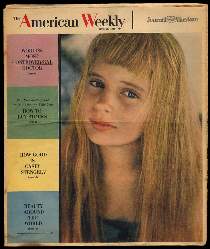 AMERICAN WEEKLY Casey Stengel Gwen Verdon Bob Willoughby 6/28 1959