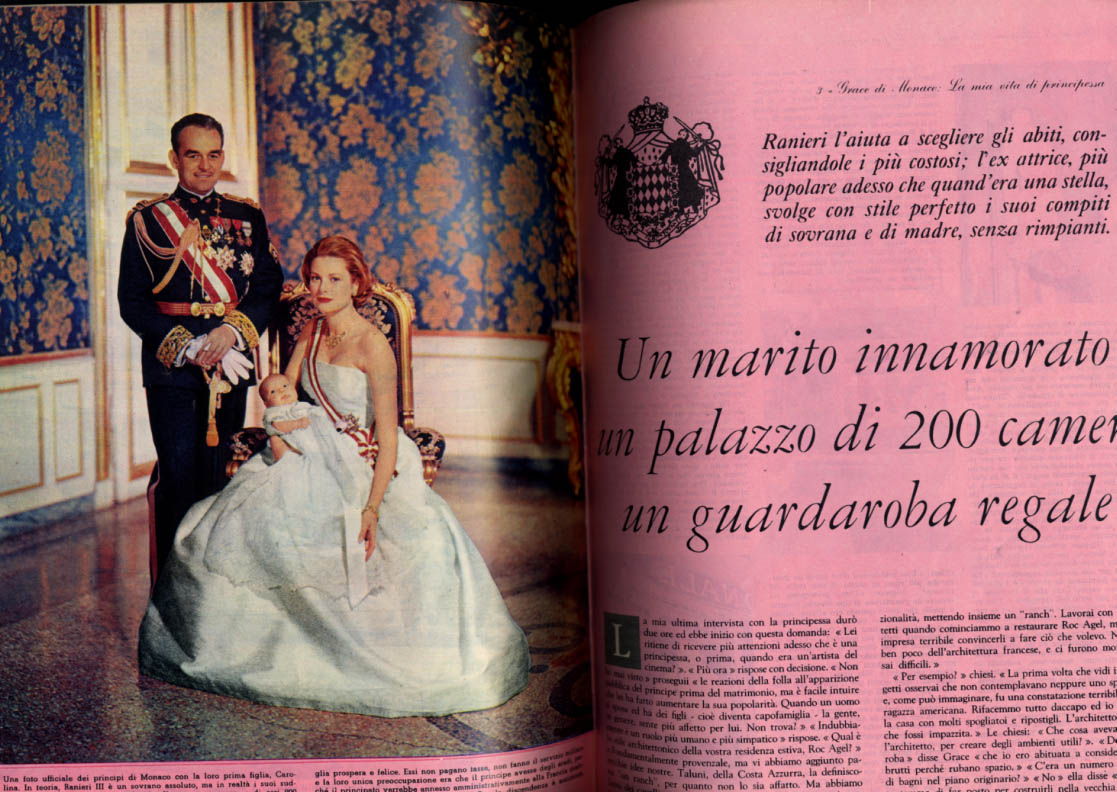 EPOCA 3/20 1960 Marlon Brando France Nuyen Princess Grace