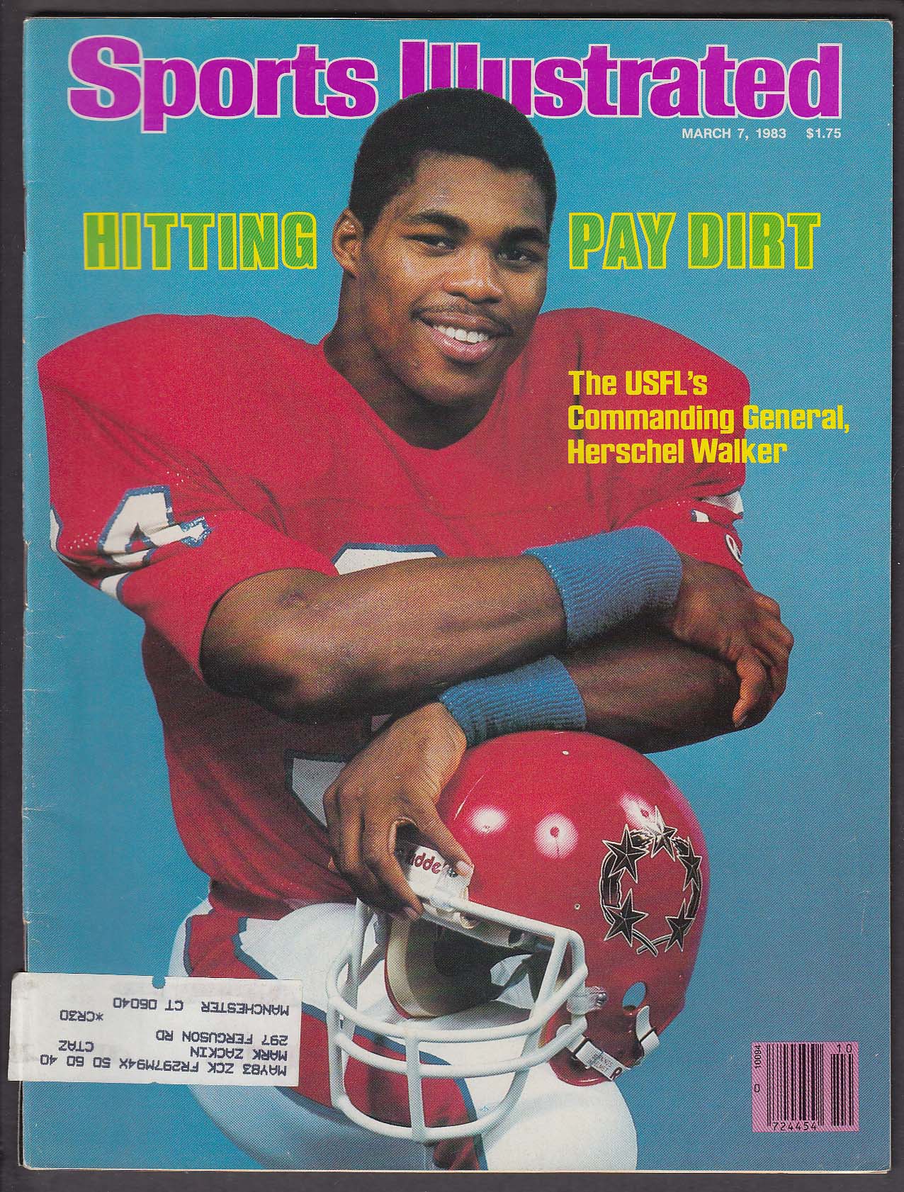 SPORTS ILLUSTRATED Herschel Walker Eamonn Coghlan Stan White 3/7 1983