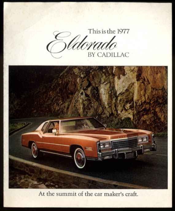 1977 Cadillac Eldorado & Custom Biarritz sales brochure