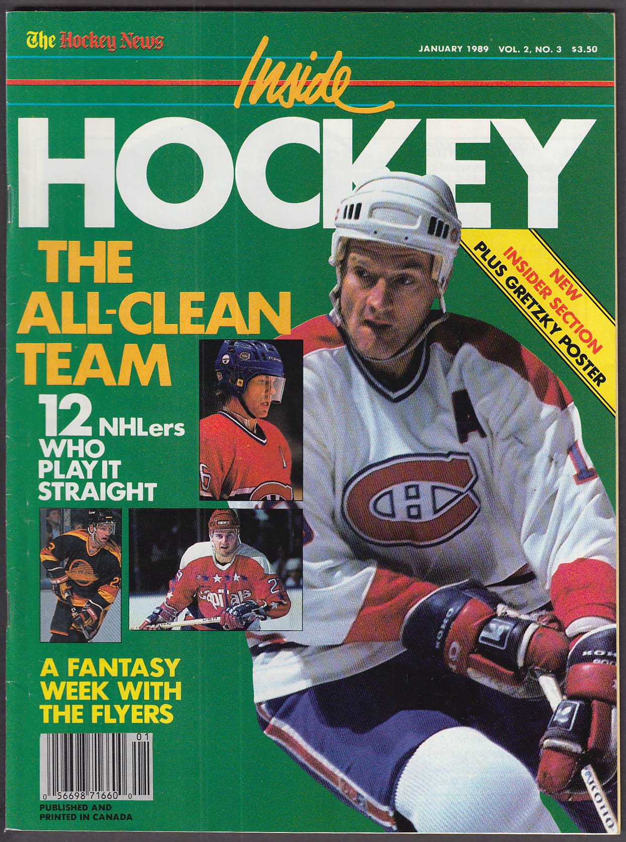 INSIDE HOCKEY Wayne Gretzky Tom Barrasso John A Ziegler Jr Cam Neely ...