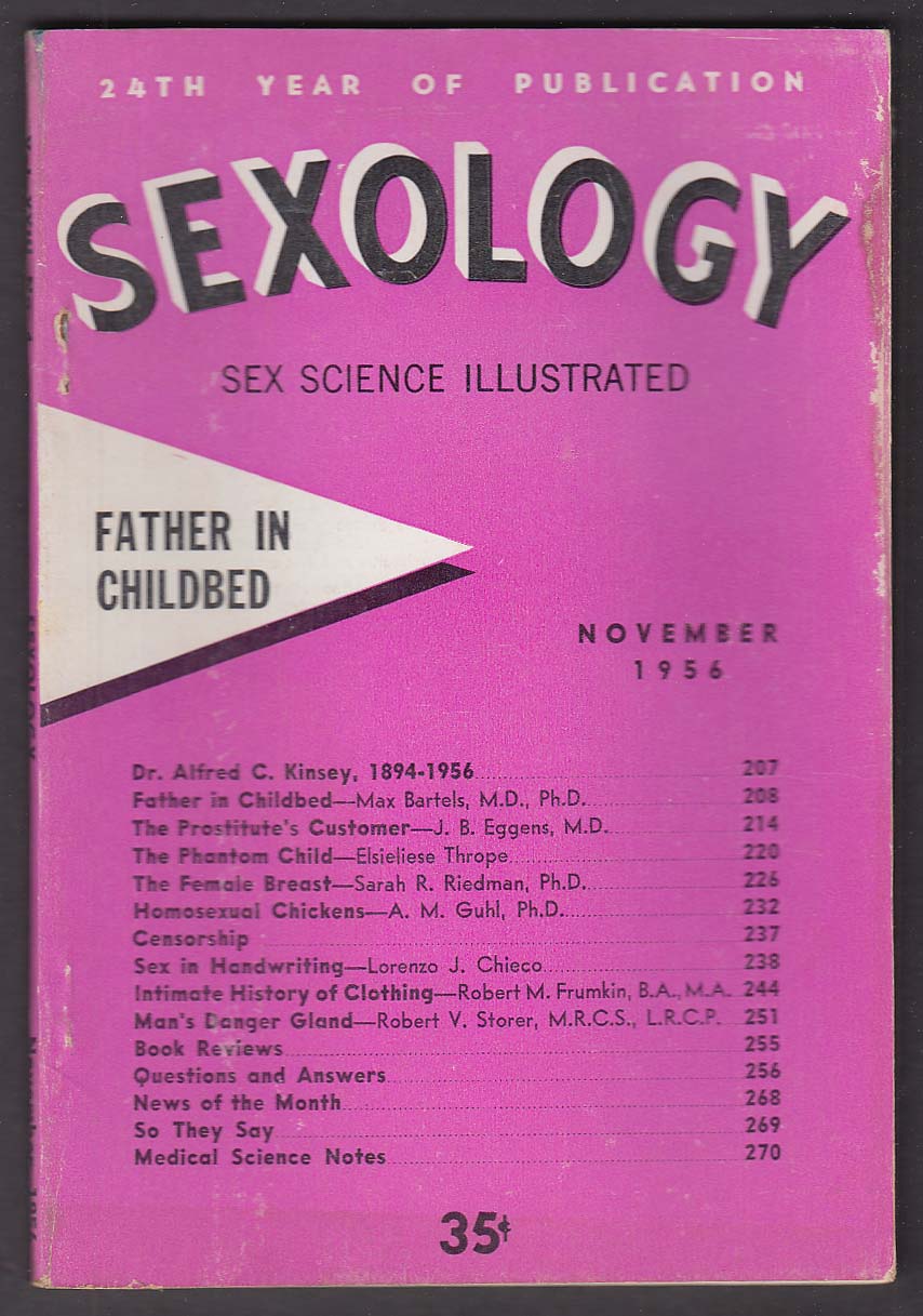 SEXOLOGY Alfred Kinsey Prostitution Homosexual Chickens ++ 11 1956