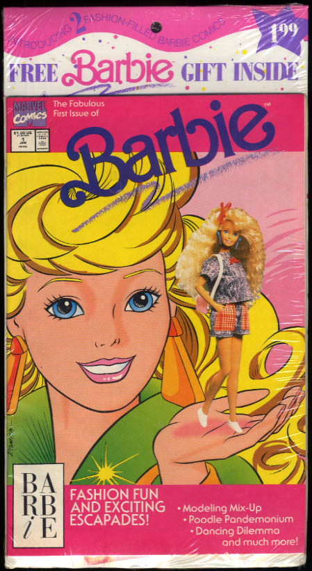 Barbie Comic Volume 1 #1 & Barbie Fashion Volume 1 #1 shrinkwrapped 1991