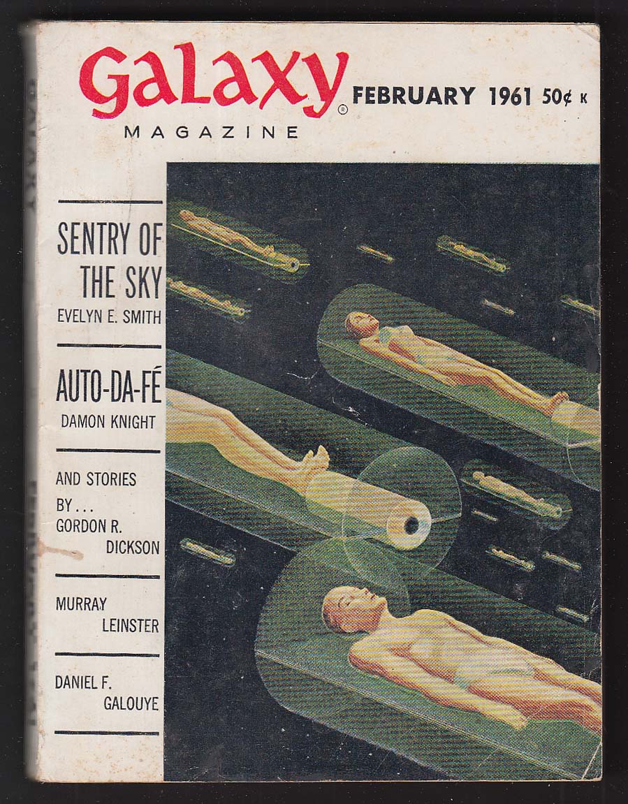 GALAXY Evelyn E Smith Damon Knight Gordon R Dickson 2 1961 Bob Ritter ...