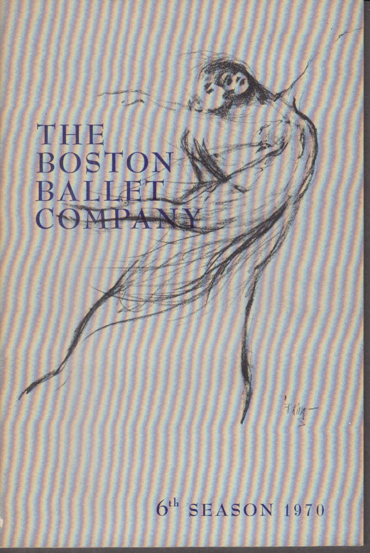 The Boston Ballet Company Season Schedule 1970 Margot Fonteyn