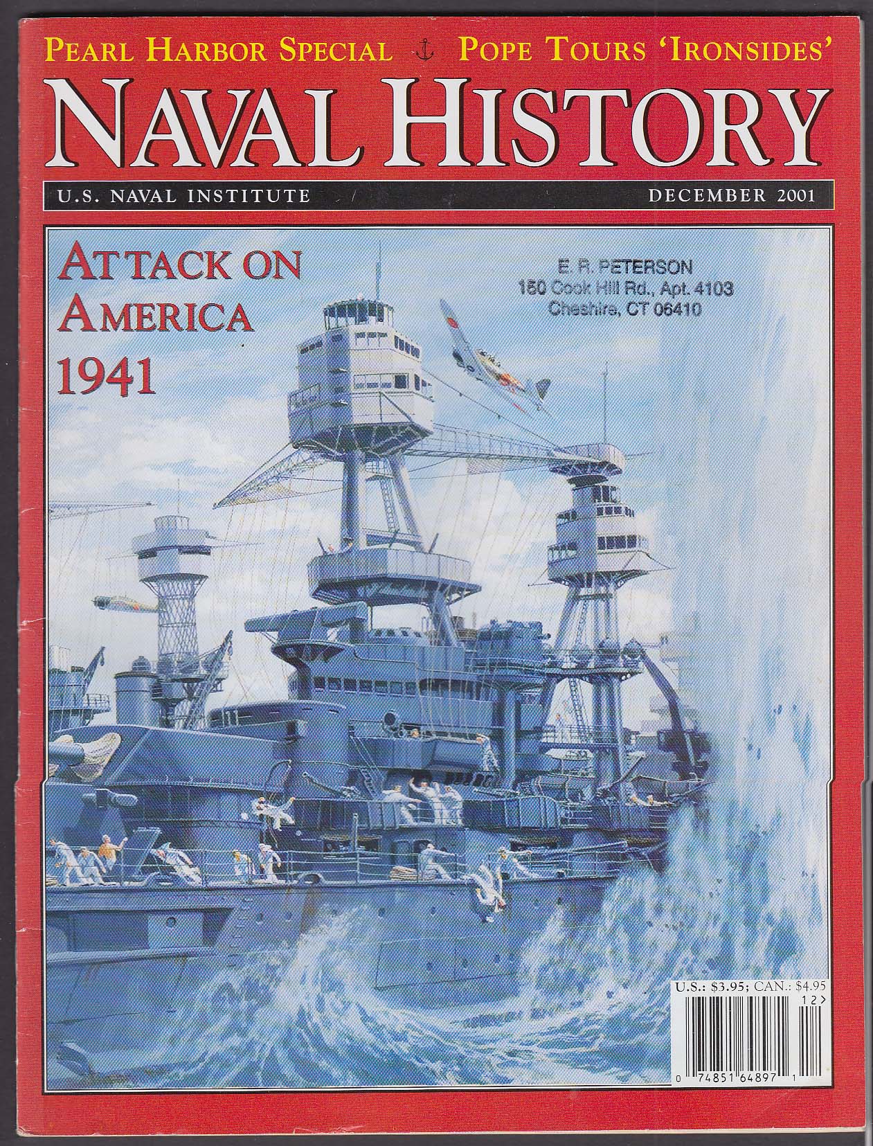 NAVAL HISTORY Pearl Harbor Special Ironsides Cynthia Olson Tante Meier ...