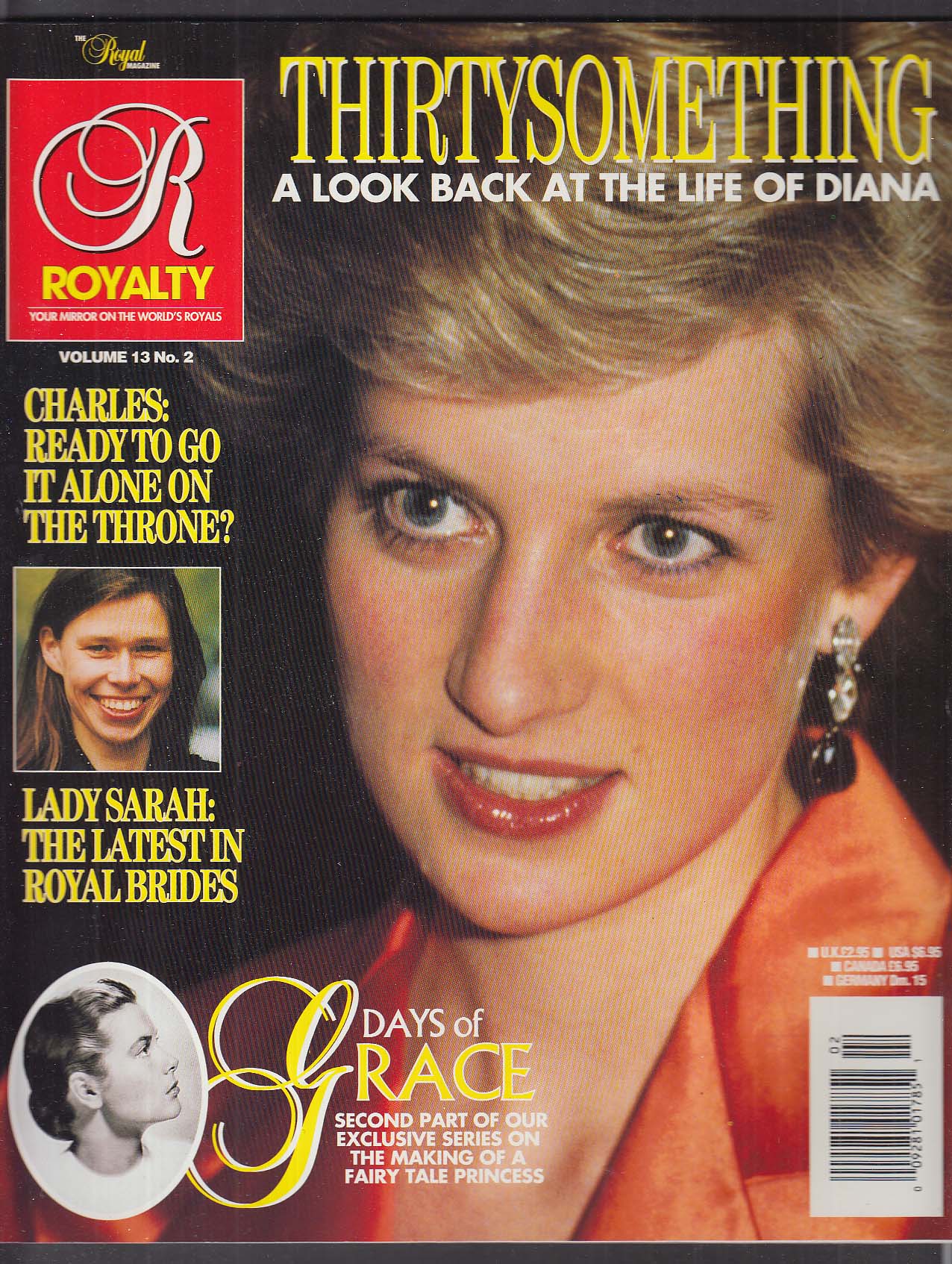 ROYALTY Vol 13 #2 Princess Diana Grace Monaco Lady Sarah + 1994