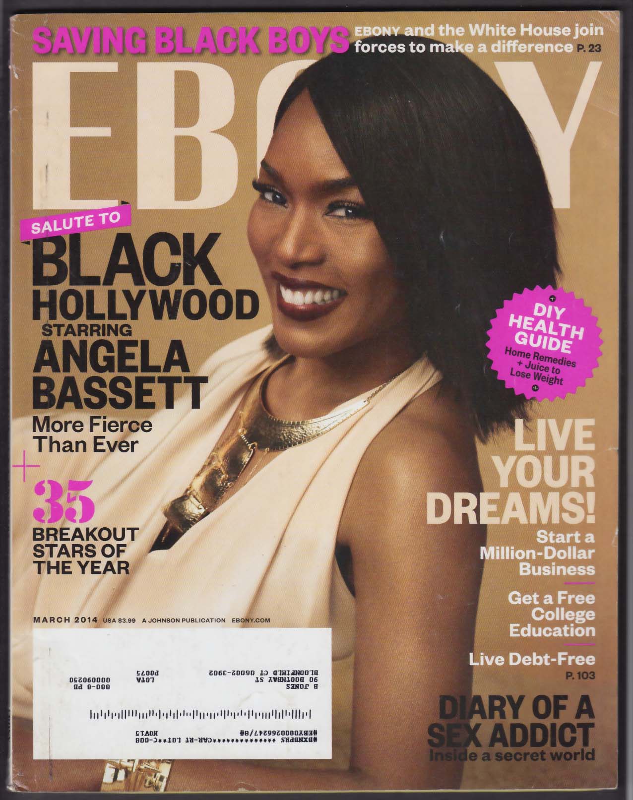 EBONY Angela Bassett Amiri Baraka + 3 2014