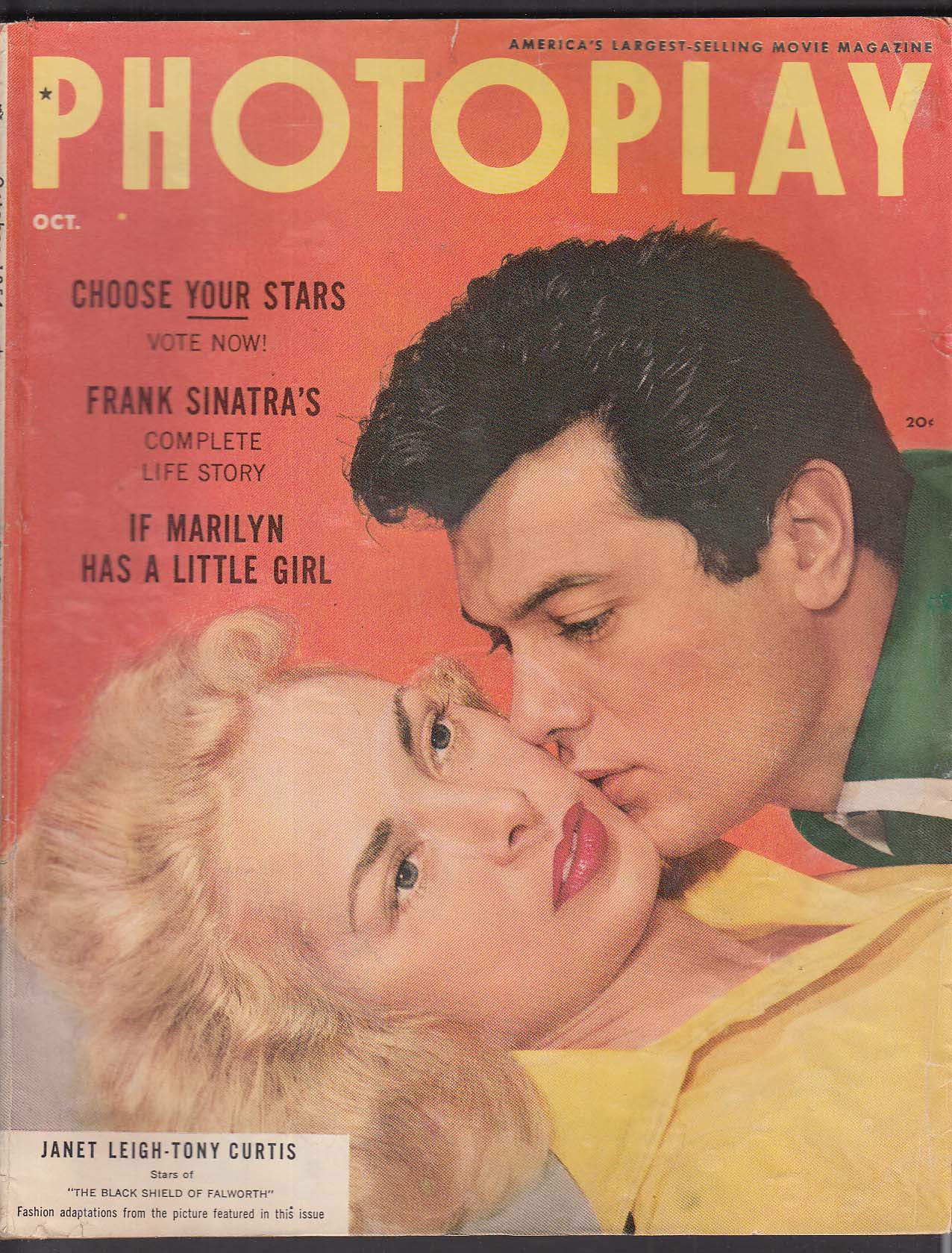 PHOTOPLAY Janet Leigh Tony Curtis Frank Sinatra Marilyn Monroe + 10 1954