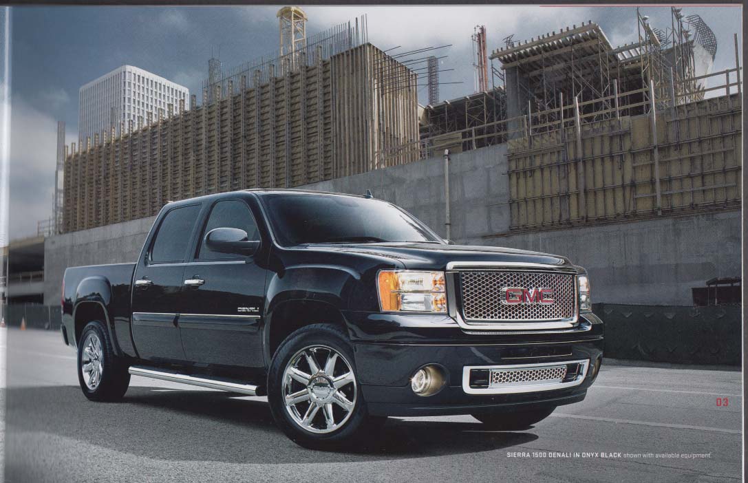 2013 GMC Sierra Acadia Terrain Yukon Savana sales brochure