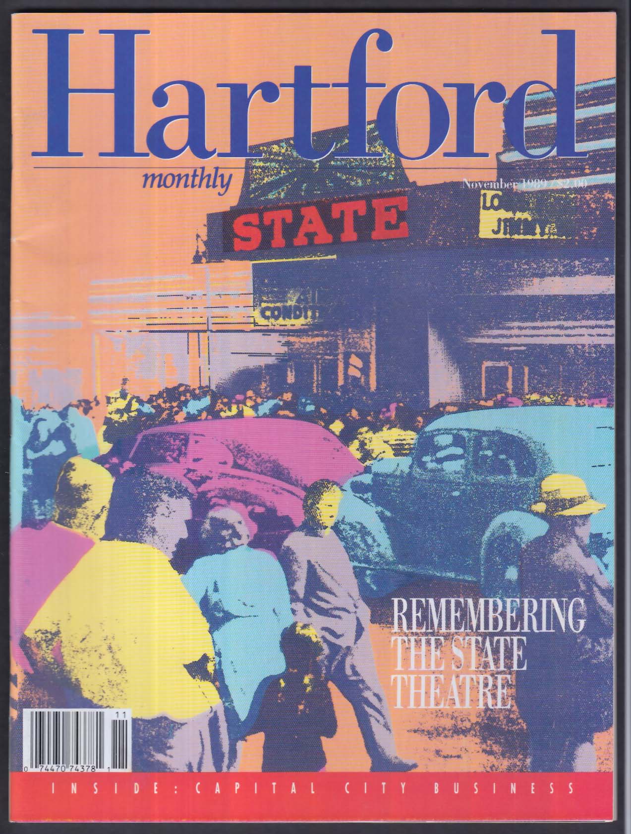 HARTFORD MONTHLY Black Manafort Stone & Kelly Harry Gray ++ 11 1989