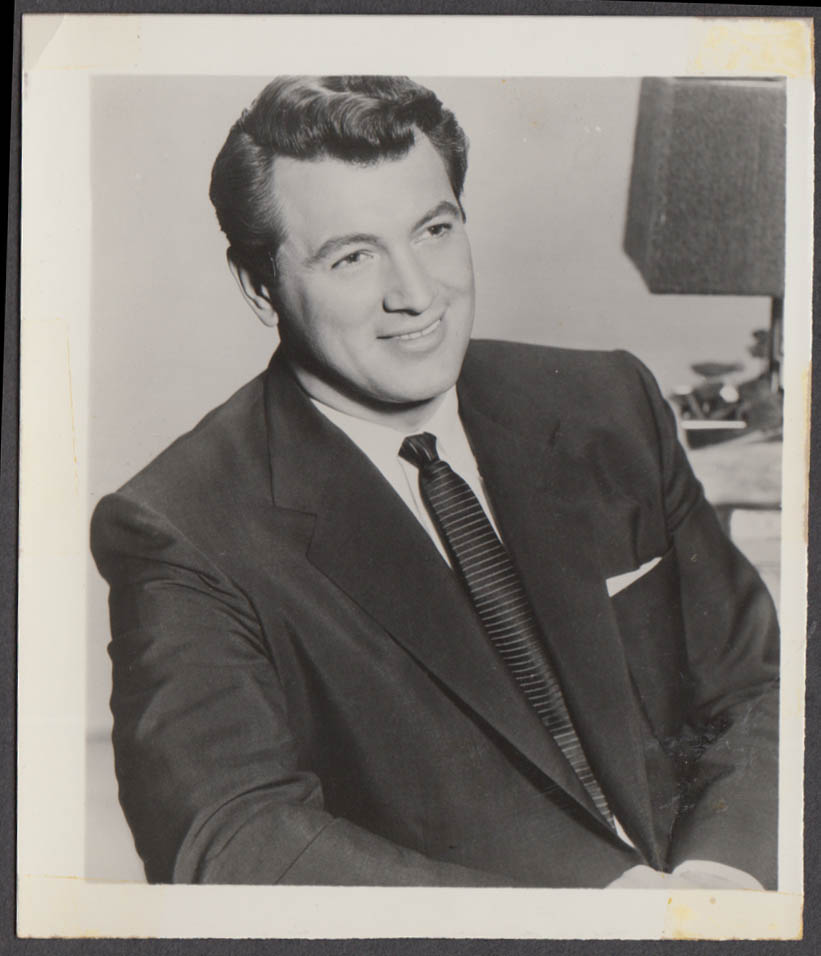 Movie actor Rock Hudson fan club snapshot 1950s