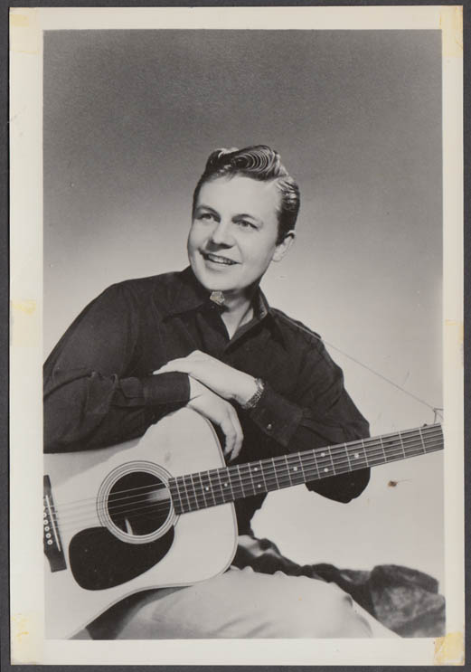 WLW Radio Country singer Rudy Hansen fan club snapshot 1950s