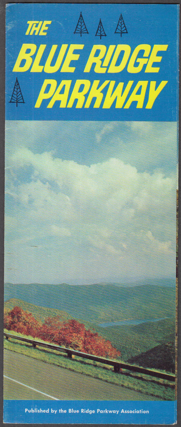 The Blue Ridge Parkway visitor folder 1960s Virginia-North Carolina