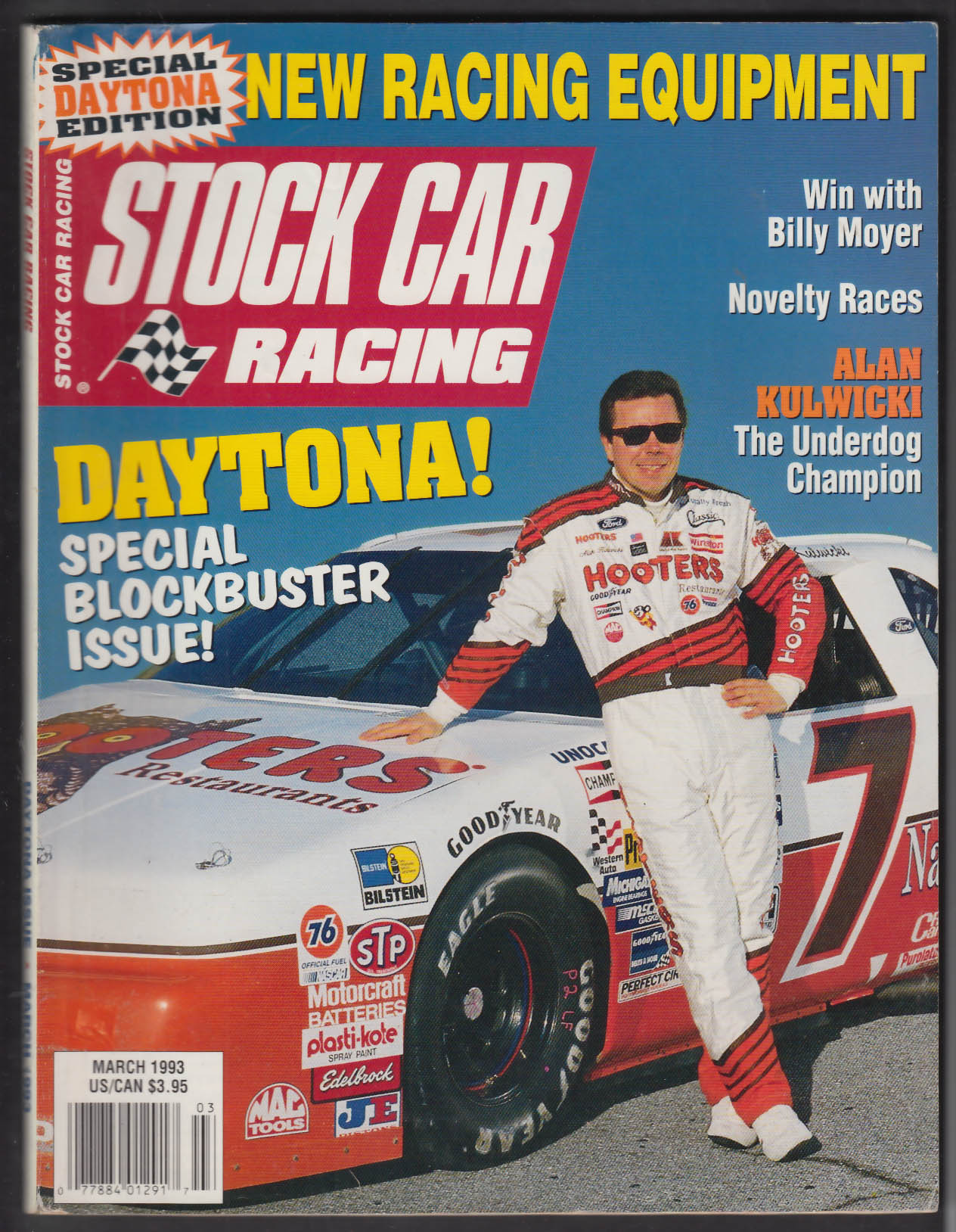 STOCK CAR RACING Alan Kulwicki Billy Moyer Daytona Al Robinson + 3 1993