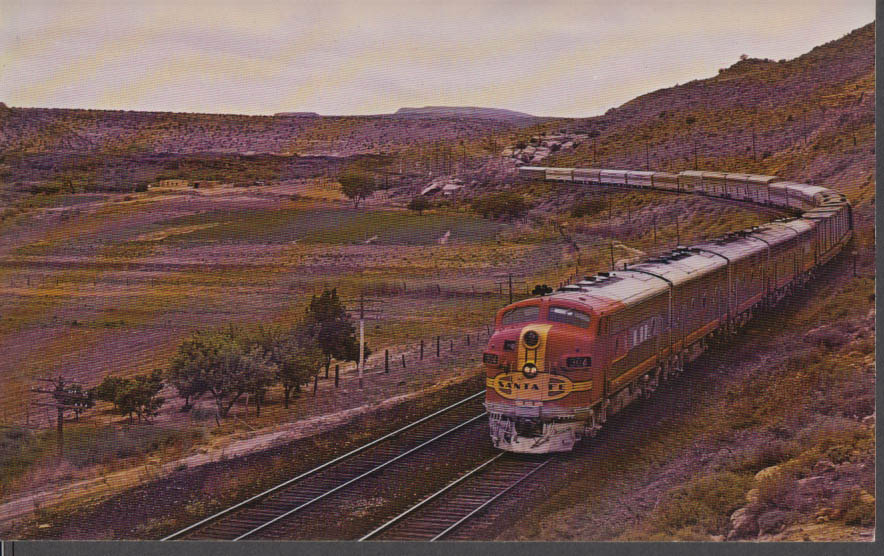 Santa Fe Railway GM-EMD F3 & F7 A-B-B-B-A San Francisco Chief 1960s ...