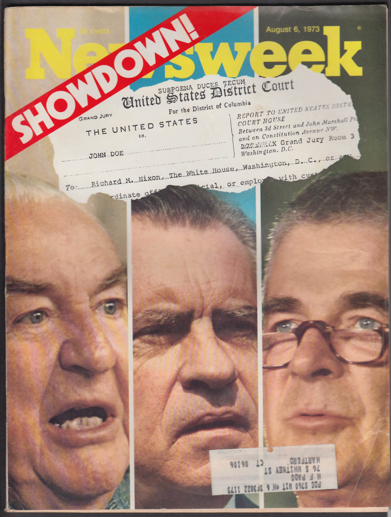 NEWSWEEK Richard Nixon Erlichmann Sam Ervin Watergate Vietnam Brezhnev ...