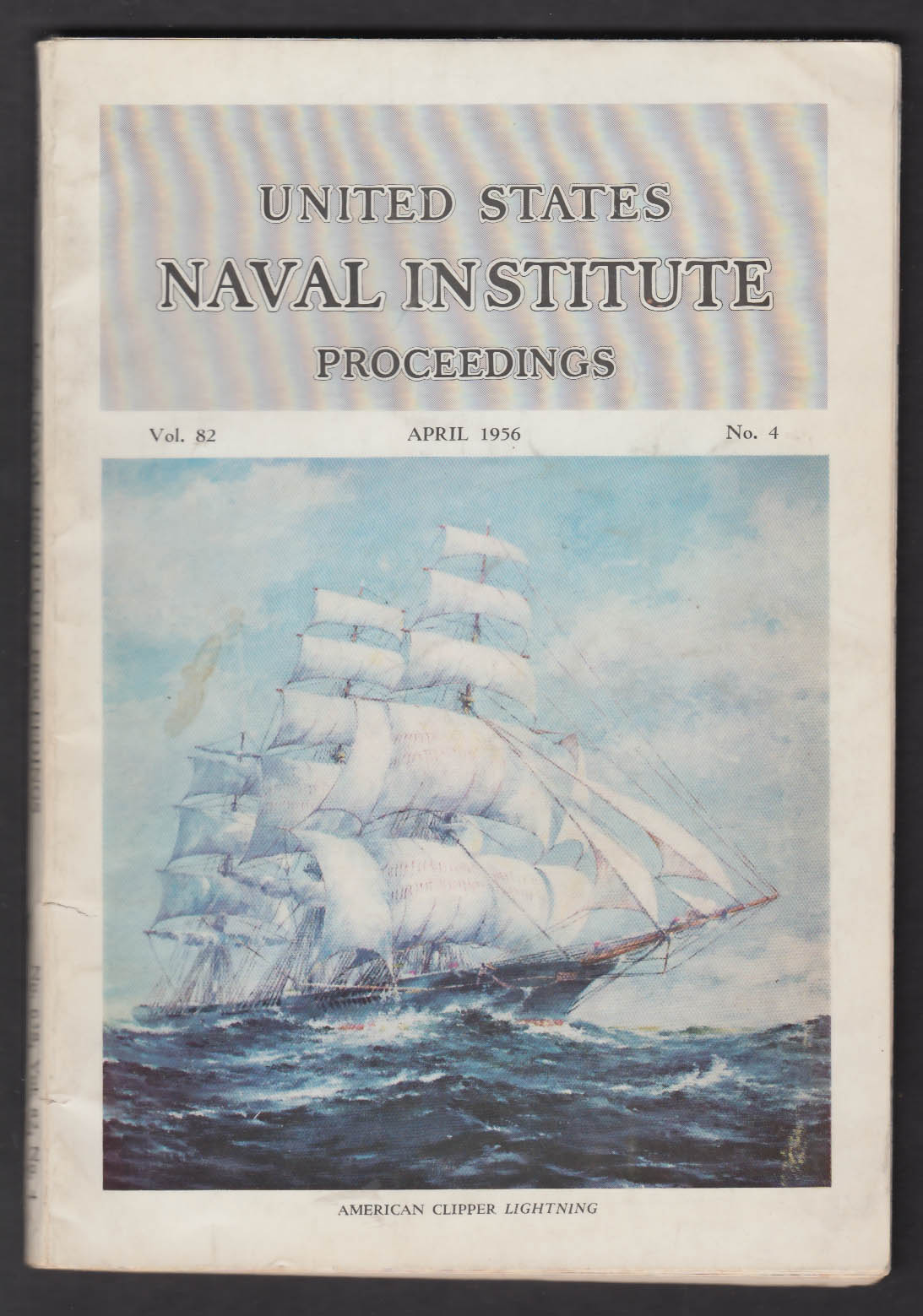 United States Naval Institute Proceedings 4 1956 Odenwald Incident ...