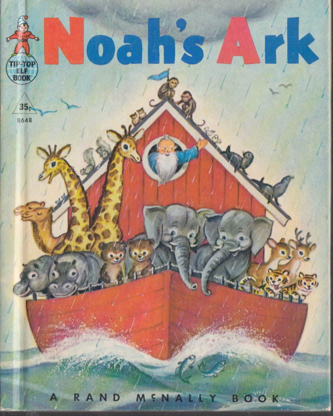 Dorothy Bell Briggs / Elizabeth Webbe Noah's Ark Rand McNally Elf Book ...