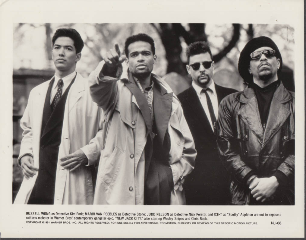 Mario Van Peebles Judd Nelson Russell Wong Ice-T - New Jack City 8x10 ...