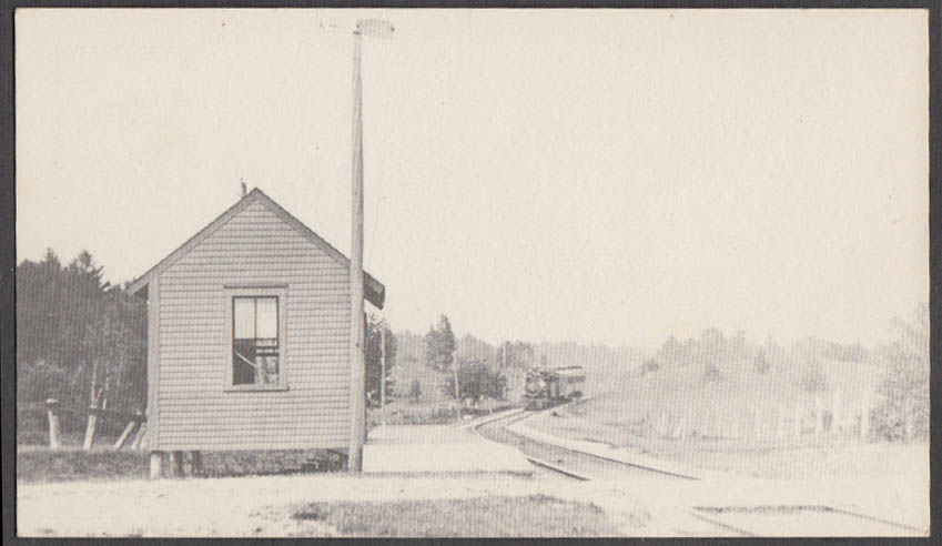 Wolfeboro Railroad Station Wolfeboro NH ca 1910 postcard 1950s