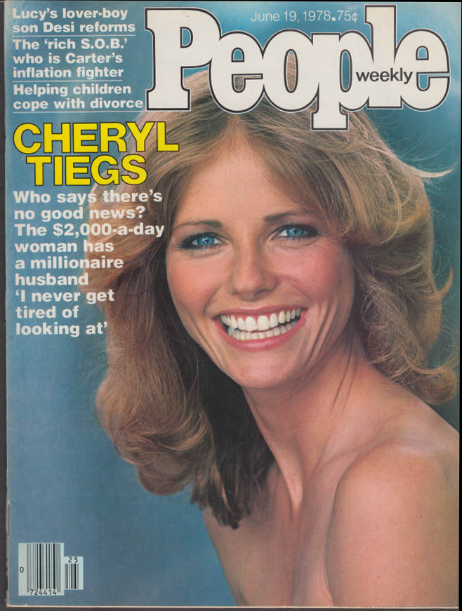 PEOPLE 6/19 1978 Cheryl Tiegs Desi Jr Melinda Dillon Foghat Rayford Ely