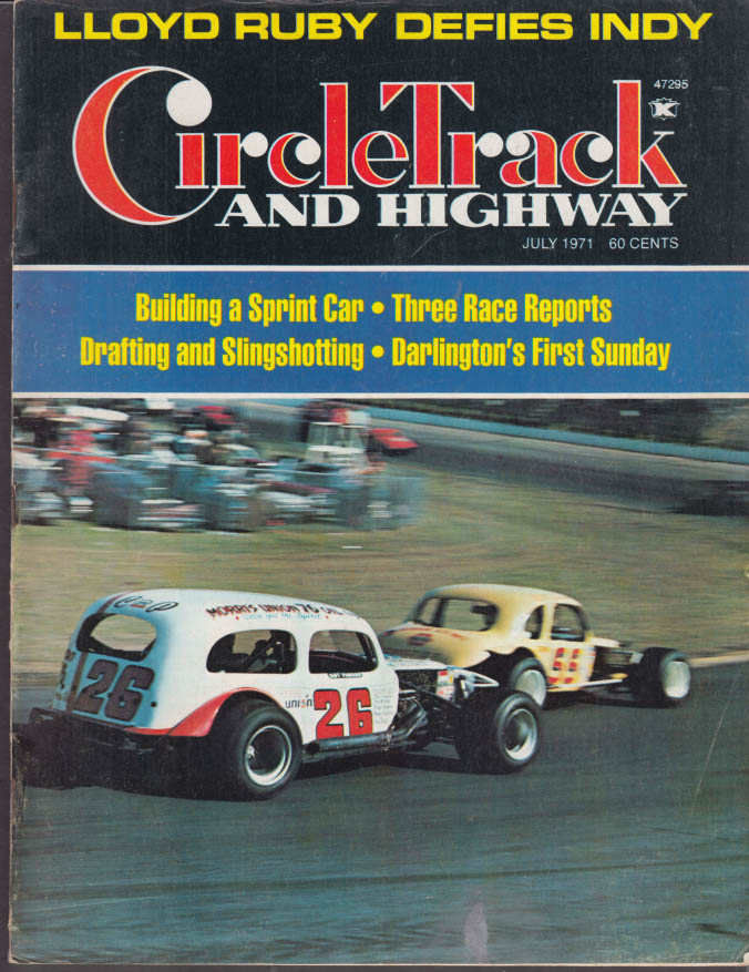 CIRCLE TRACK & HIGHWAY 7 1971 Lloyd Ruby vs Indy; Darlington; Sprint Cars