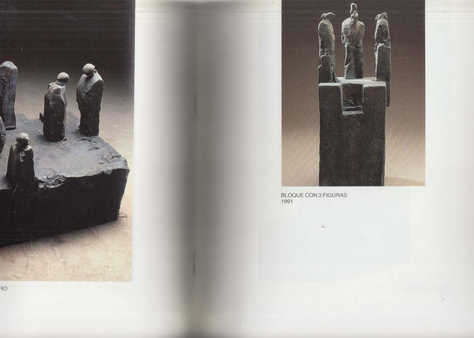 Mario Irarrazabal Serie Bloques Sculpture exhibit catalog 1992 Chile