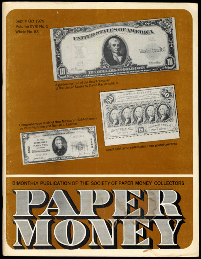 PAPER MONEY 9-10 1979 WY National Currency; $2 Educational 1862 $1 ...