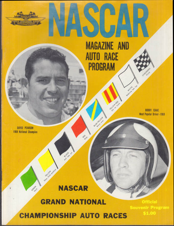 NASCAR Grand National Championship Auto Race Season Program 1970