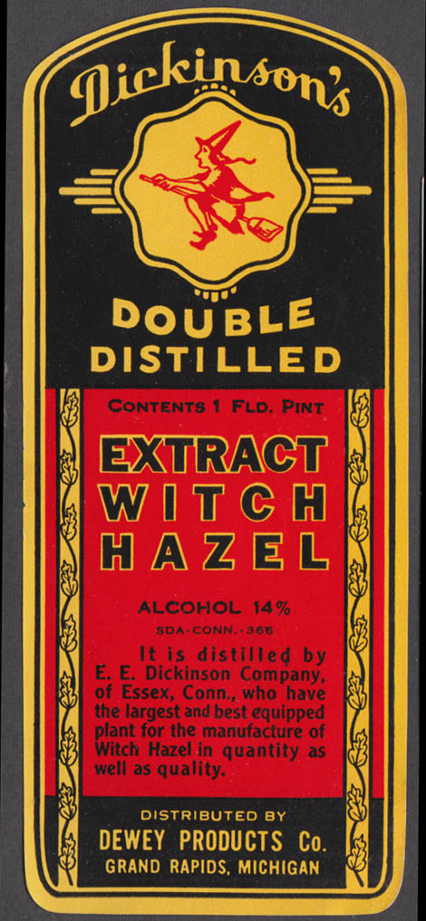 Dickinson's Double Distilled Extract Witch Hazel pint bottle unused ...