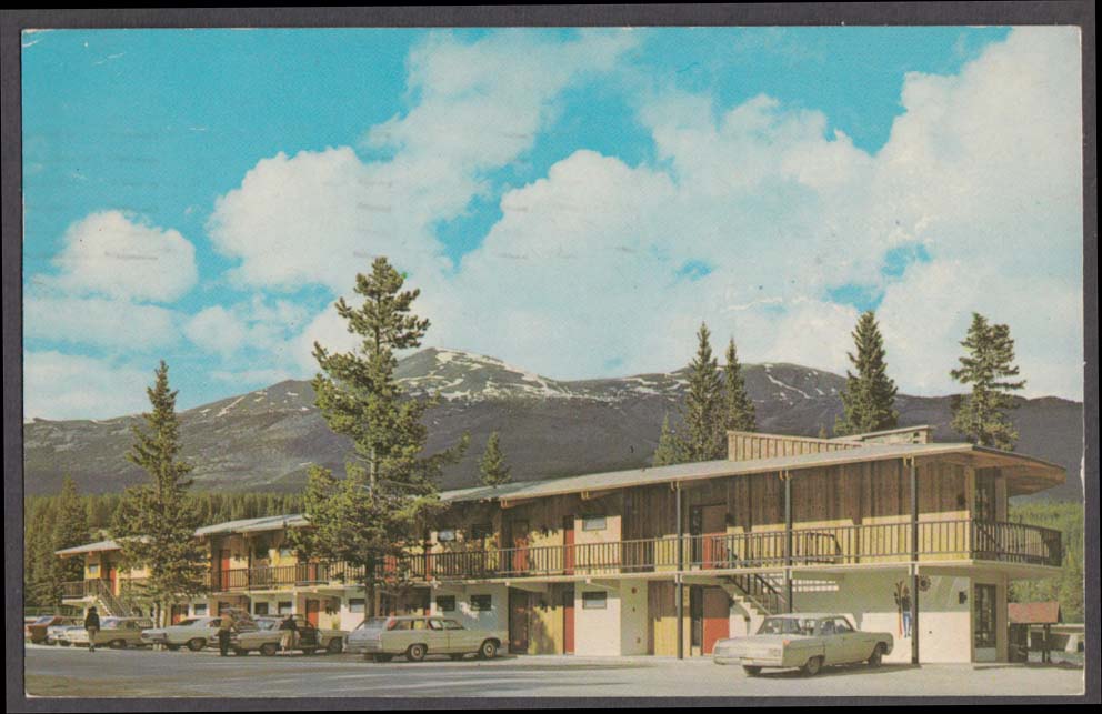 Pipestone Lodge Motel Lake Louise AB postcard 1973