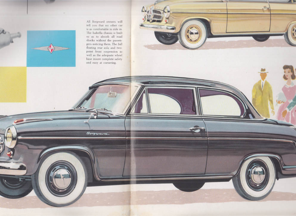 1958 Borgward Isabella sales folder TS Convertible Station Wagon