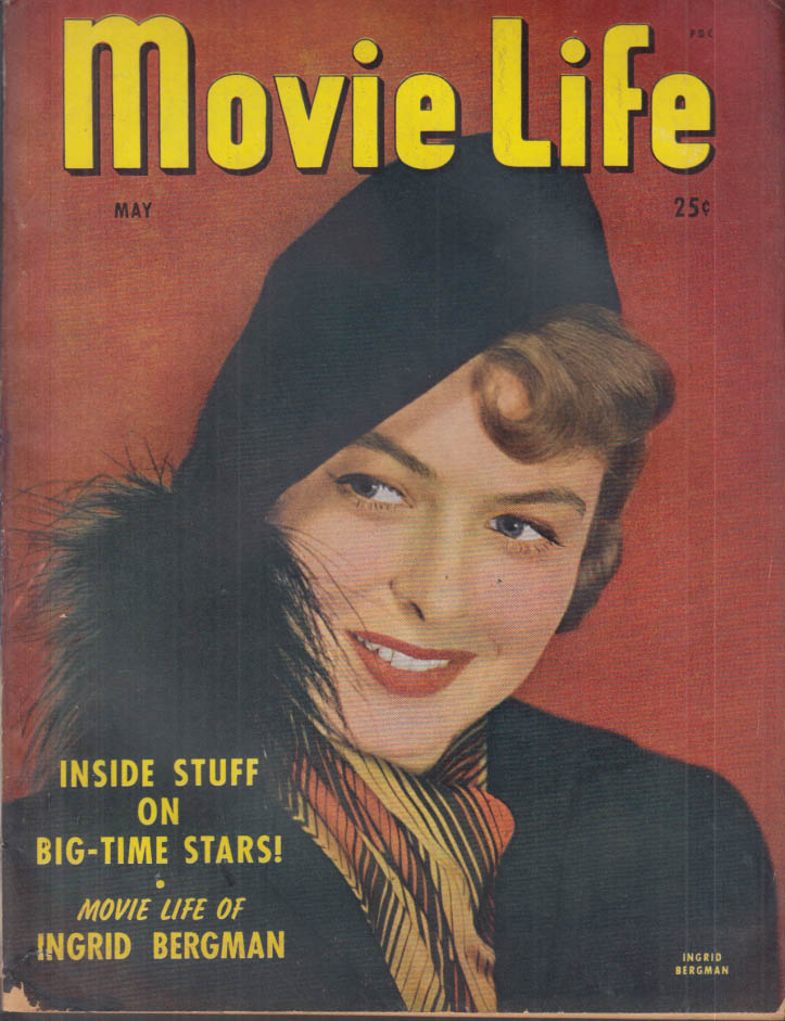 MOVIE LIFE 5 1947 Raines Ingrid Bergman Dinah Glenn Sinatra Turhan Bey ...