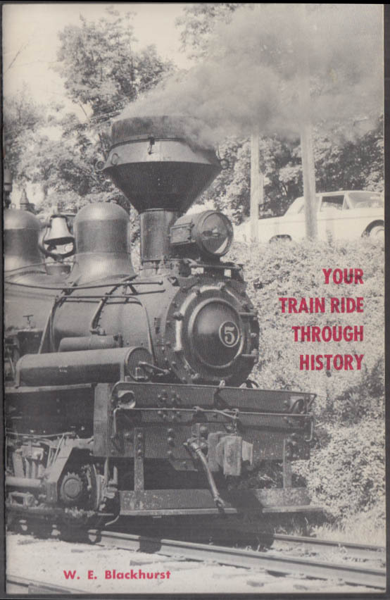 Cass Scenic Railroad Your Train Ride Through History booklet 1976 WV