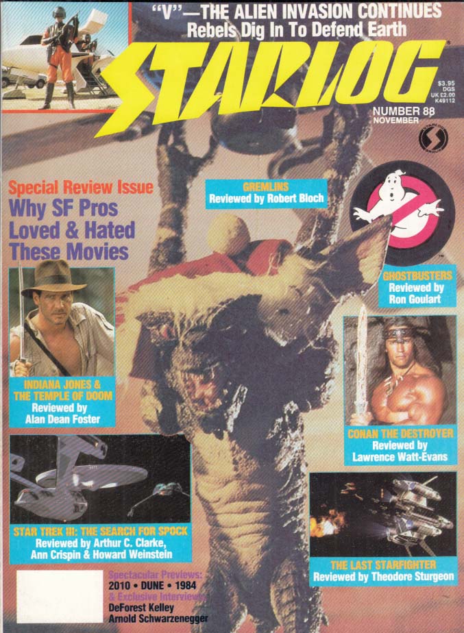 STARLOG 11 1984 Hoyt Axton; Trek's McCoy; 2010; V; Gremlins; 1984; Dune &c