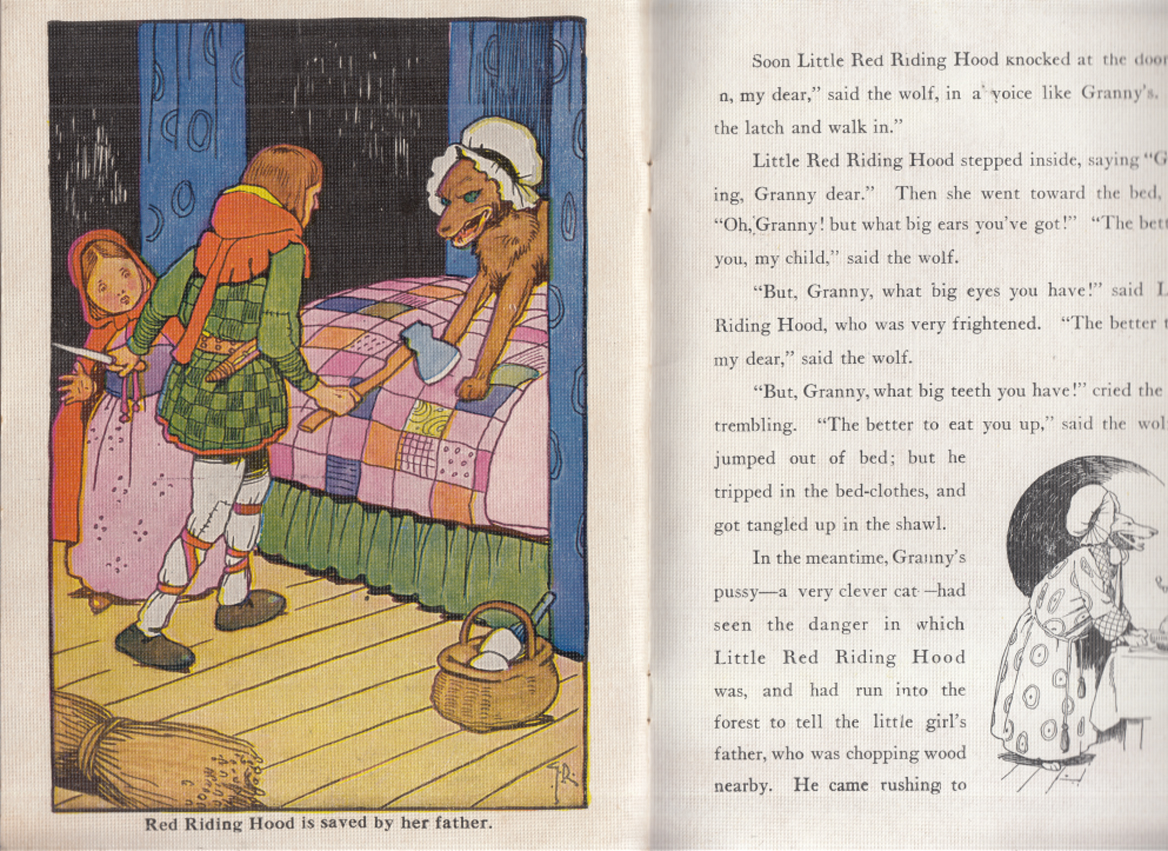 Little Red Riding Hood by Gordon Robinson: Linenette Sam'l Gabriel #403 ...