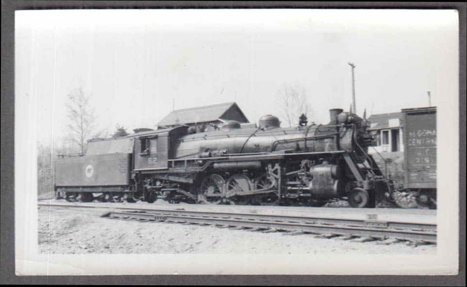 Algoma Central Railway #62 2-8-0 steam locomotive photo