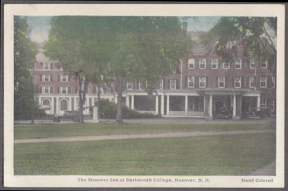 Hanover Inn at Dartmouth College Hanover NH postcard 1920s