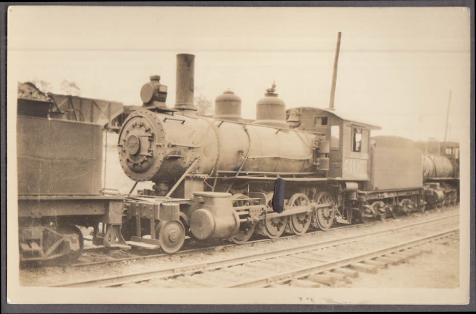 Western Maryland RR 2-8-0 #307 steam locomotive RPPC postcard ...