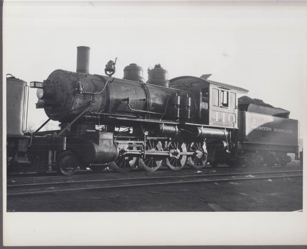 Western Maryland RR 2-8-0 #410 steam locomotive photo