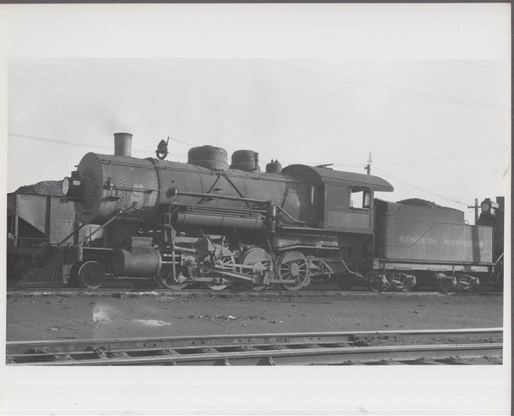 Western Maryland RR 2-8-0 #625 steam locomotive photo Hagerstown ...