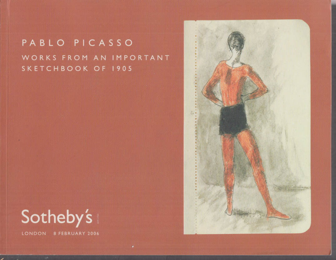 Picasso Works from an Important Sketchbook 1905: Sotheby's Catalog 2006